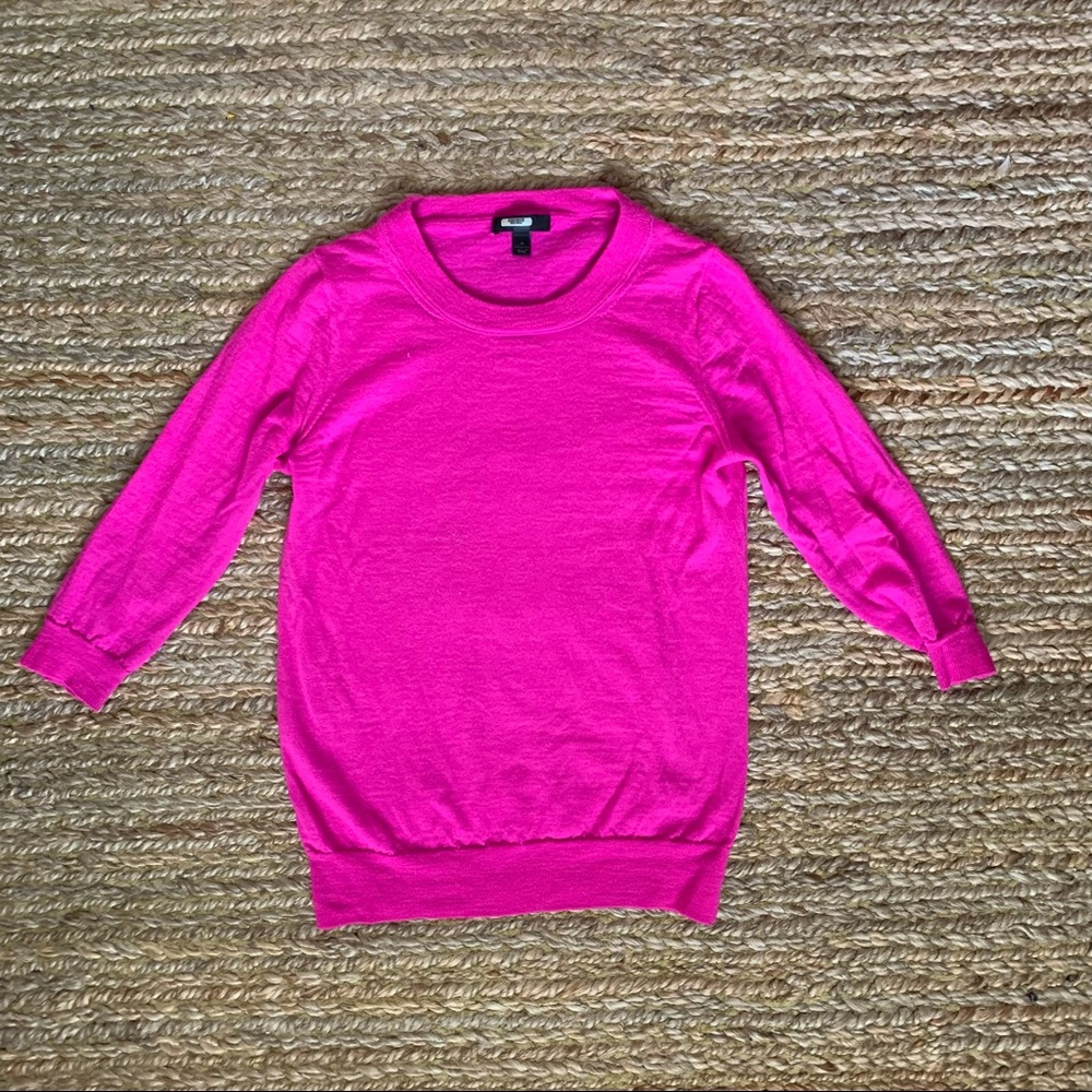 JCrew Hot Pink Tippi Sweater